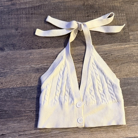 Staud Hadley  Cable Knit Halter Women - Picture 5 of 7